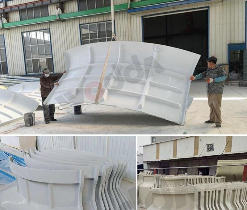 玻璃(li)鋼模壓(ya)冷卻塔(ta)外殼