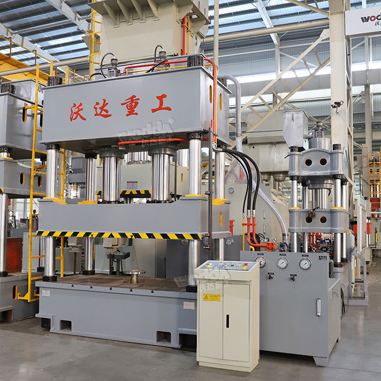 315噸(dun)四柱(zhu)拉伸(shen)液壓(ya)機帶(dai)下頂(ding)缸